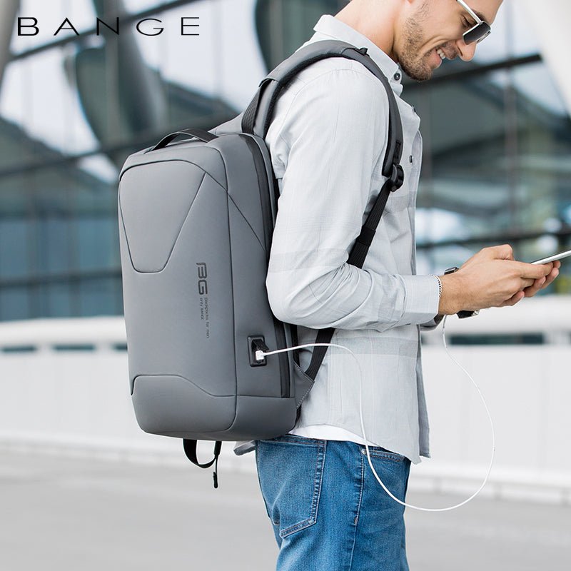 Classic Anti-Theft Backpack for 15.6" Laptop – Secure & Timeless Design – Bange Classic 