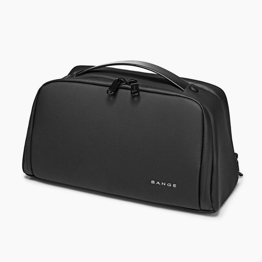 Compact Travel Toiletry Bag – Organized & Water-Resistant – Bange Embark #color_black