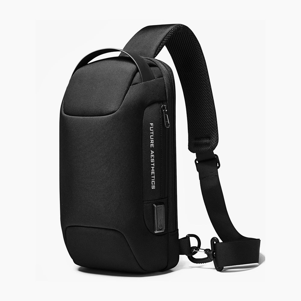 Waterproof Anti-Theft Crossbody Bag – Compact & Secure for Daily Use – Bange Iconic #color_black
