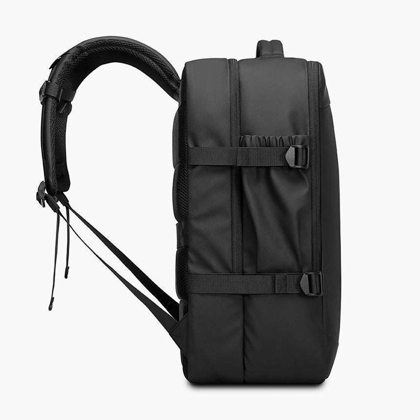 Modern Travel Backpack with Large Capacity – Bange Nomad #color_black