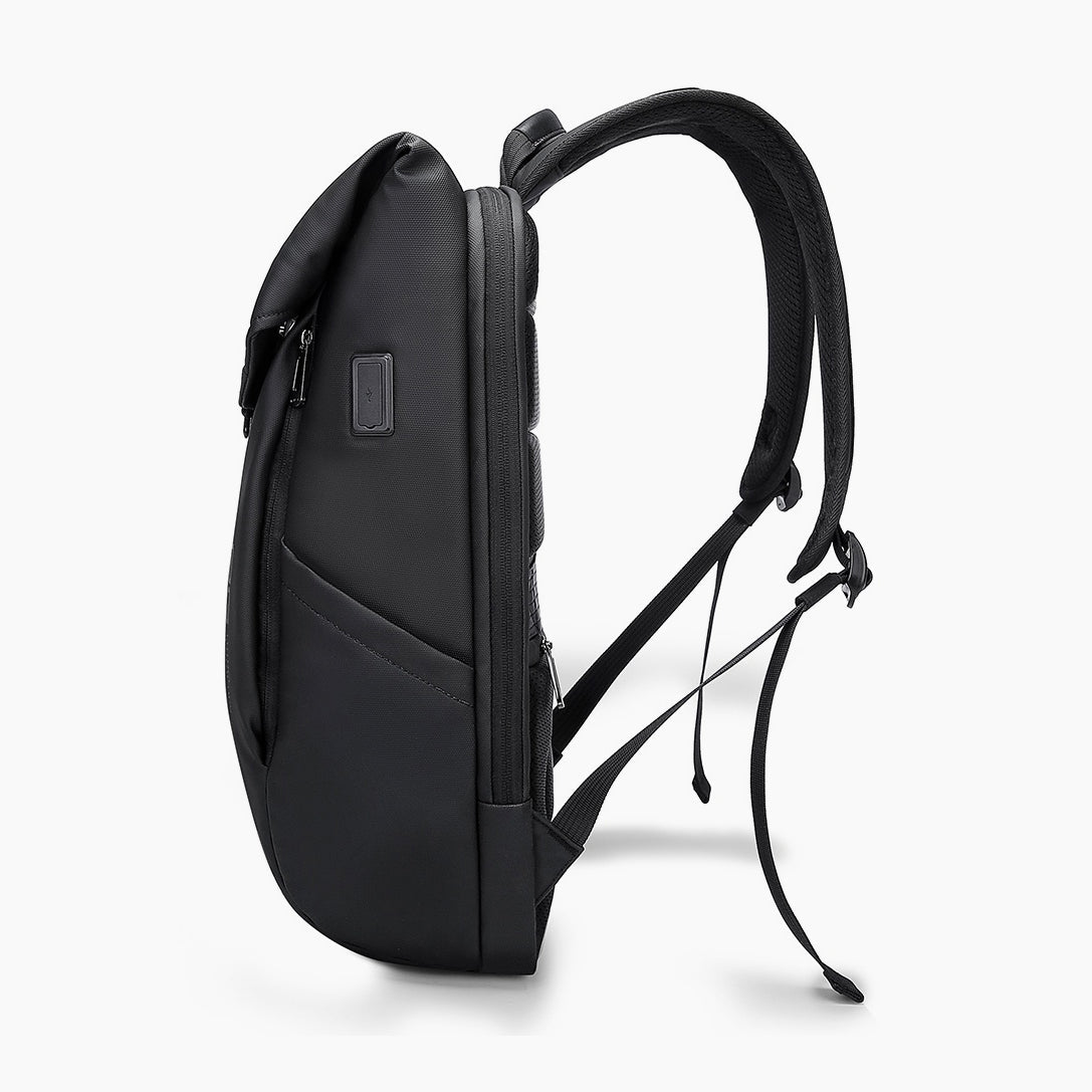 Waterproof Backpack for 17.3" Laptop with USB Port – Bange Pulse #color_black