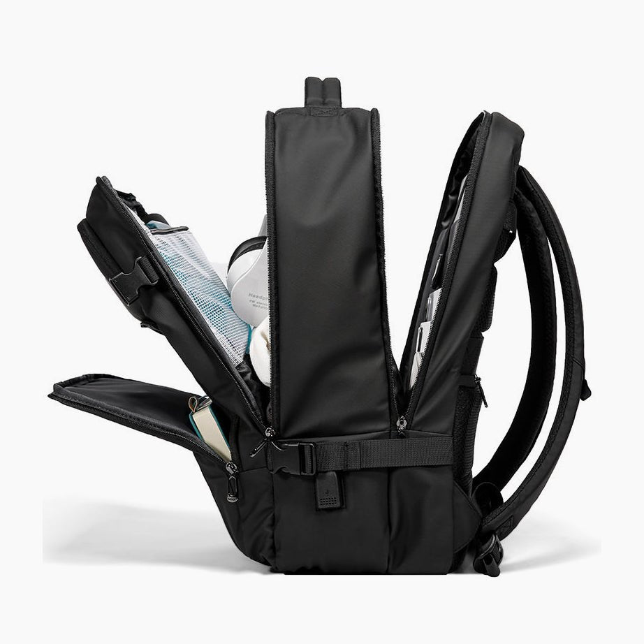 Waterproof Professional Backpack for 17.3" Laptop – Bange Solace #color_black