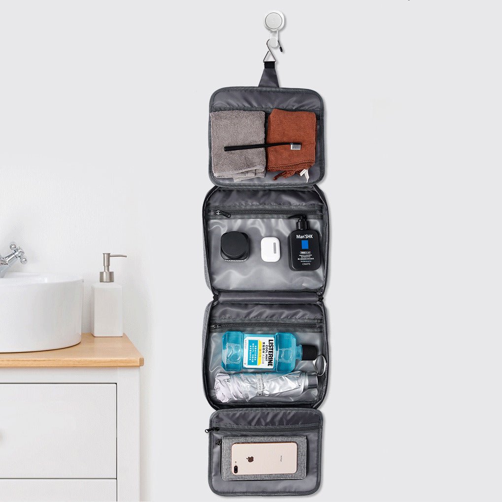 Travel Toiletry Bag with Organizer Compartments – Compact & Water-Resistant – Bange Splity 