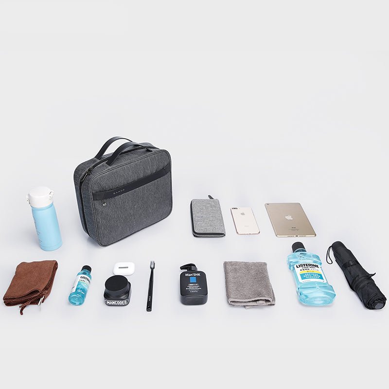 Travel Toiletry Bag with Organizer Compartments – Compact & Water-Resistant – Bange Splity 