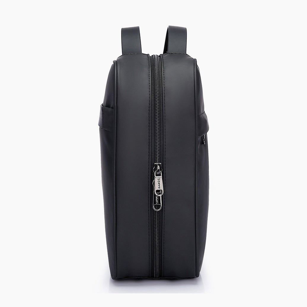 Travel Toiletry Bag with Organizer Compartments – Compact & Water-Resistant – Bange Splity #color_black
