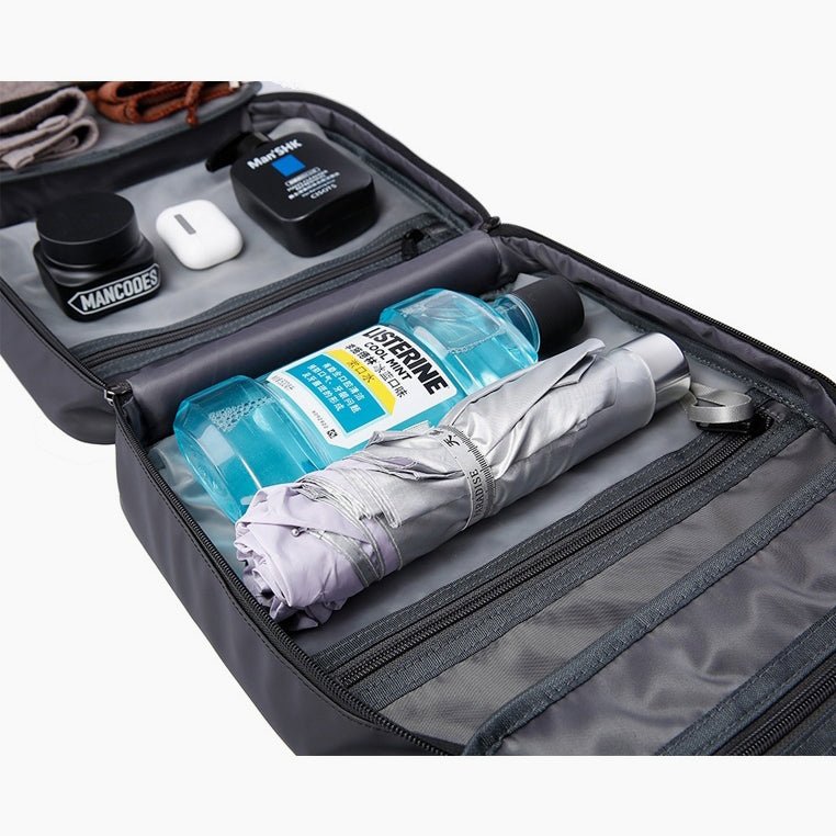 Travel Toiletry Bag with Organizer Compartments – Compact & Water-Resistant – Bange Splity 