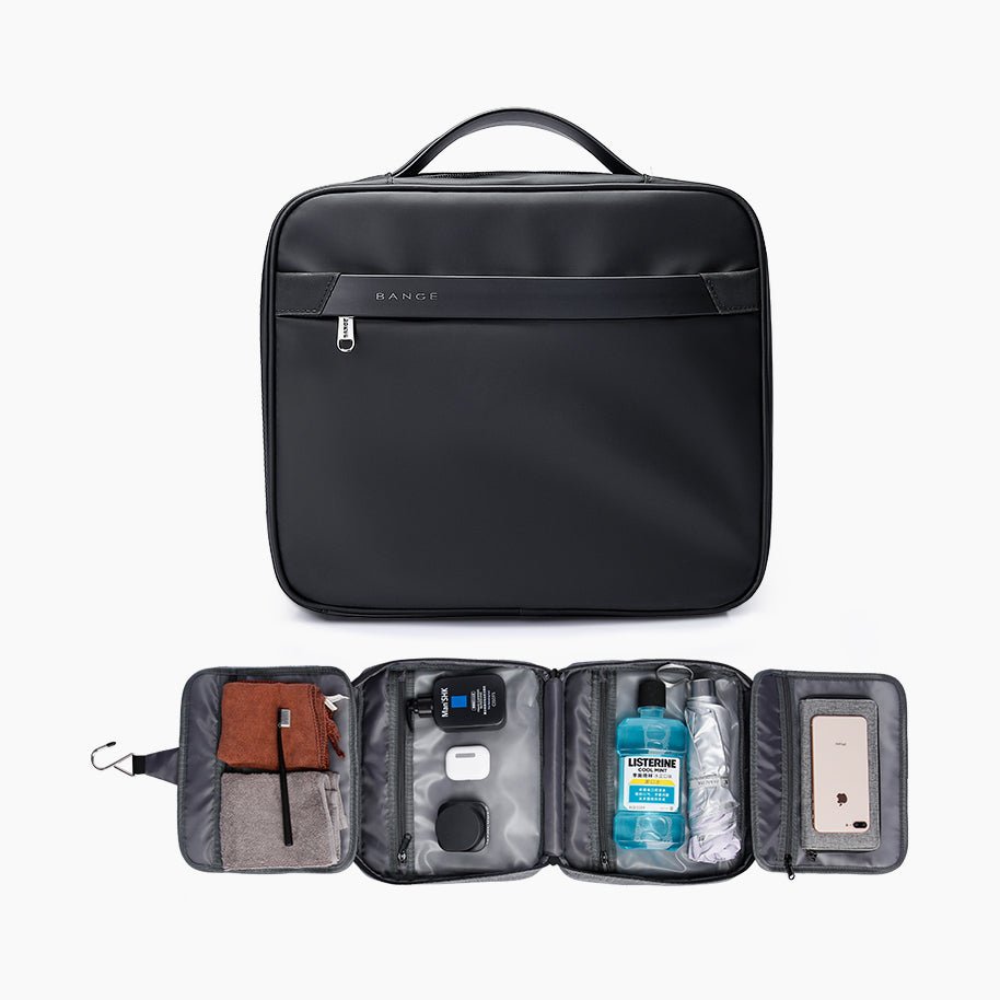Travel Toiletry Bag with Organizer Compartments – Compact & Water-Resistant – Bange Splity 