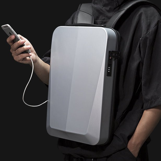 Anti-Theft Hardshell Backpack for 17.3" Laptop – Secure & Durable – Bange T-Shock II 