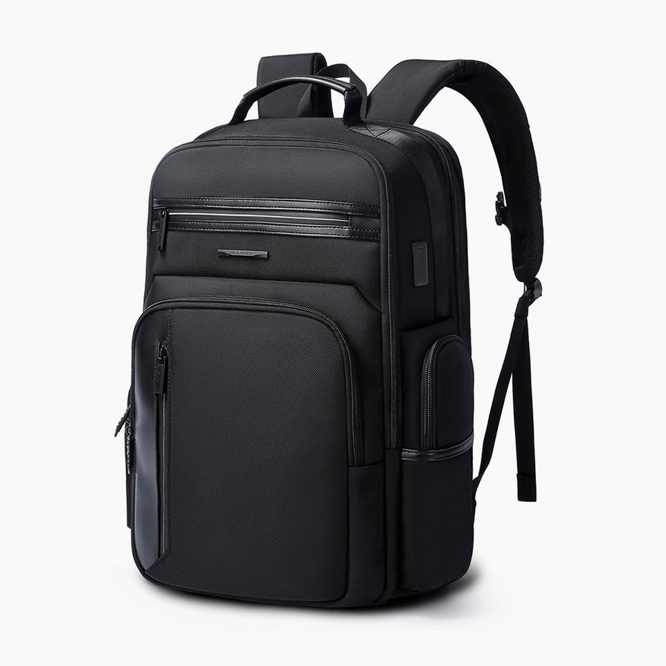Urban Backpack with Modern Design for 17.3” Laptop – Bange Torino II #color_black