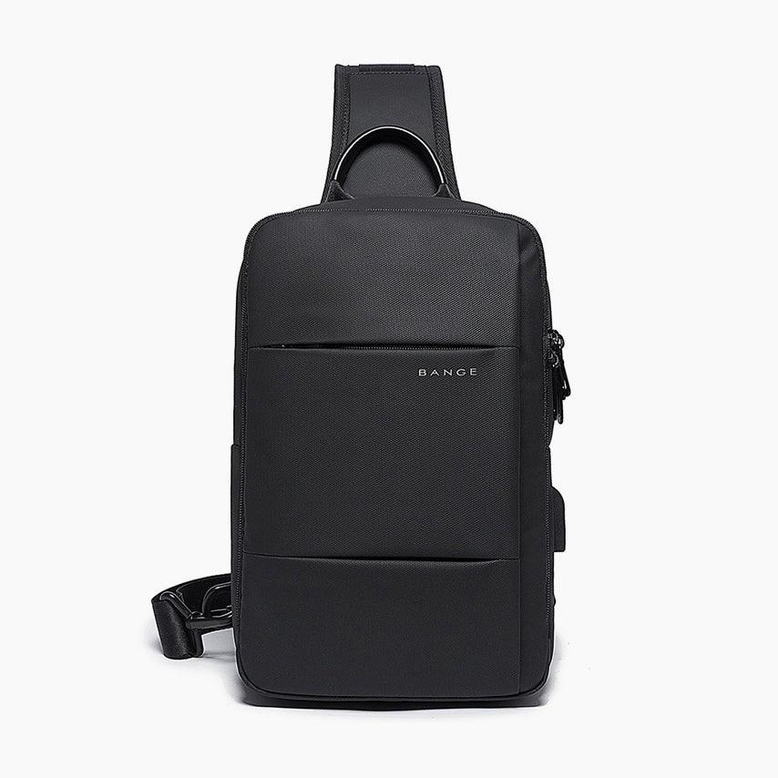 Compact Professional Crossbody Bag – Lightweight & Sleek Design – Bange Transity-S #color_black