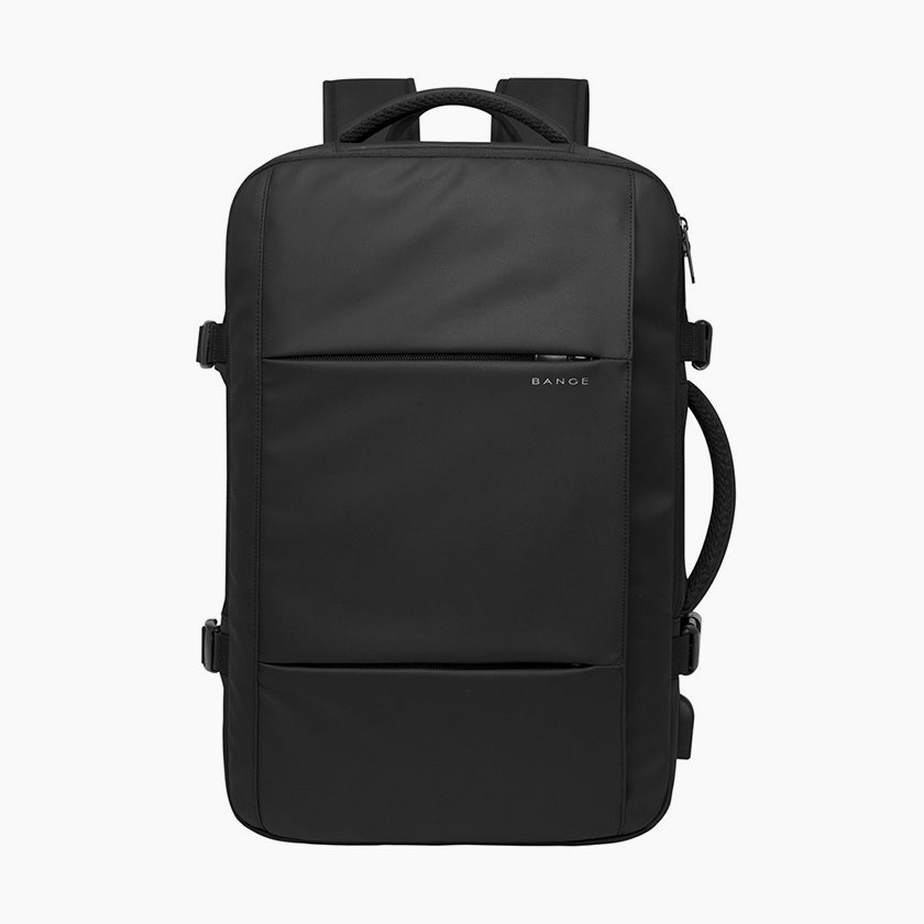 Expandable Travel & Work Backpack up to 37L – Bange Transity #color_black