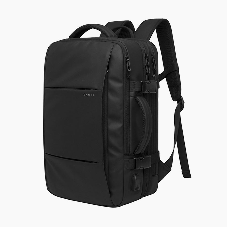 Expandable Travel & Work Backpack up to 37L – Bange Transity #color_black