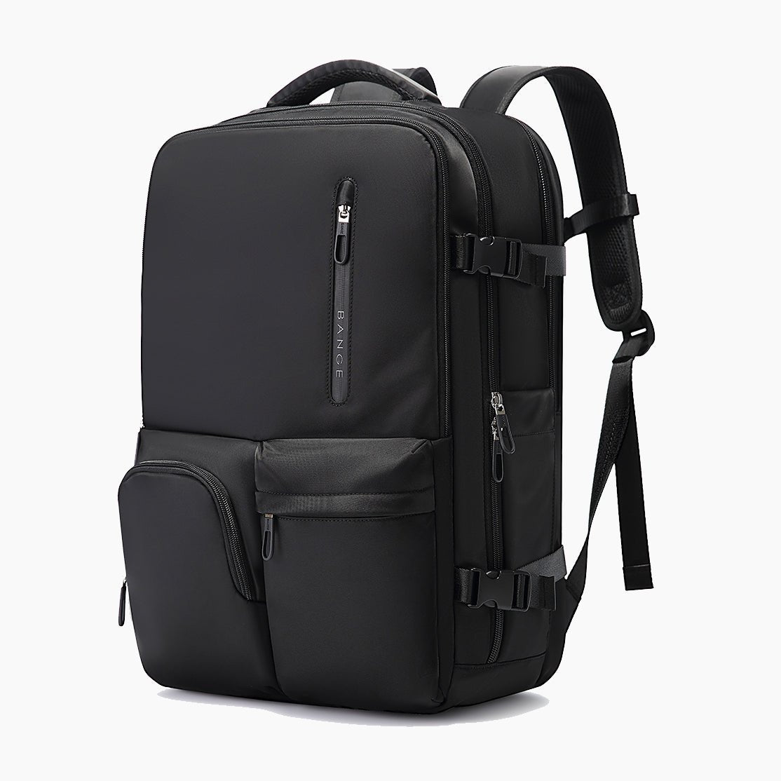 Water-Resistant Travel Backpack with Heat Protection – Bange Traverse #color_black