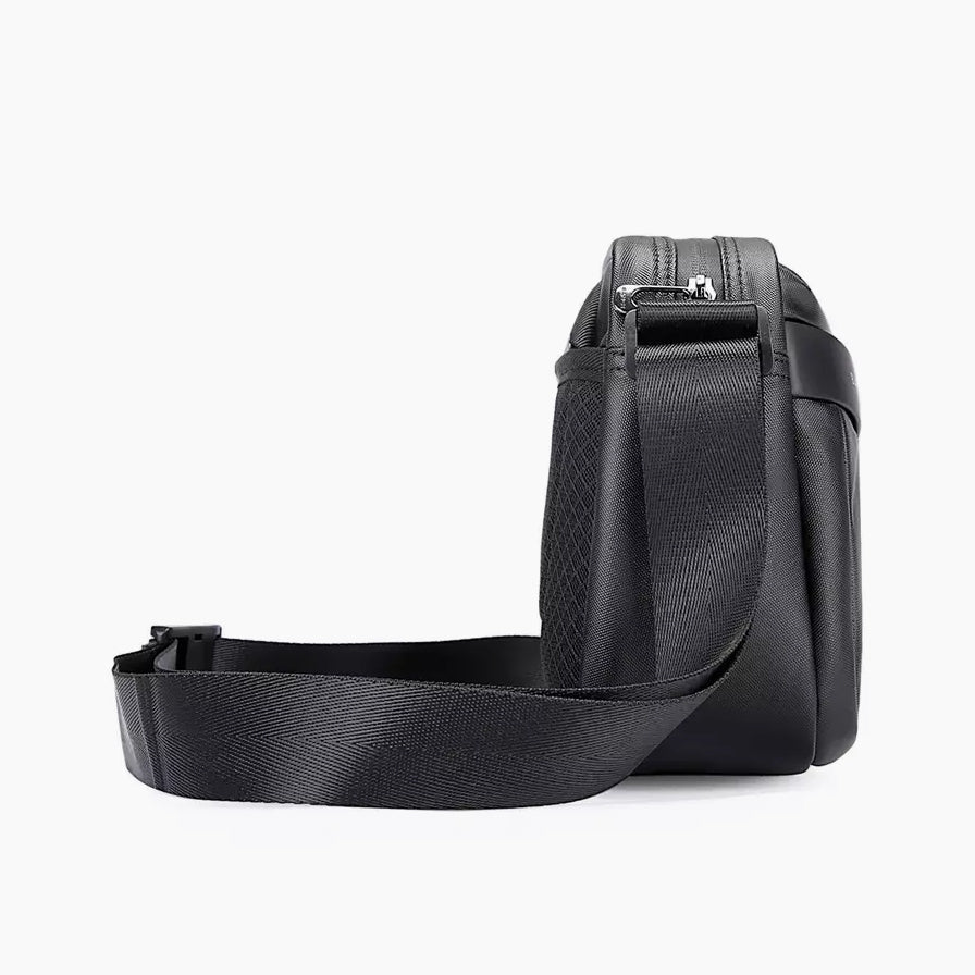 Compact Rectangular Crossbody Bag for Daily Use – Lightweight & Organized – Bange Unity #color_black