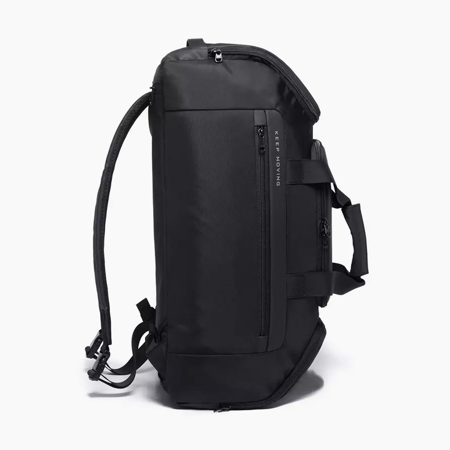 40L Travel Backpack with Crossbody Strap – Versatile & Spacious – Bange Venture #color_black