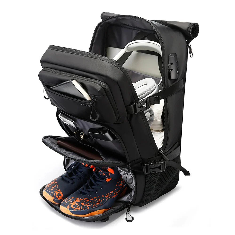 Travel Backpack 3-in-1 for 15.6” Laptop – Bange Adventure #color_black